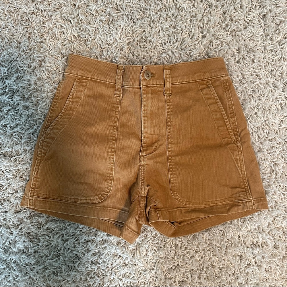 Madewell Perfect Vintage Fatigue Short in Khaki Size 24